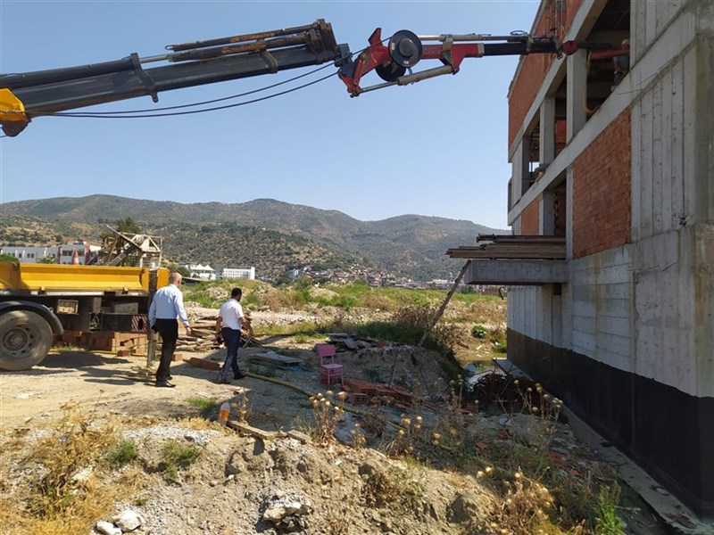 Yeni okul bina inşaatı