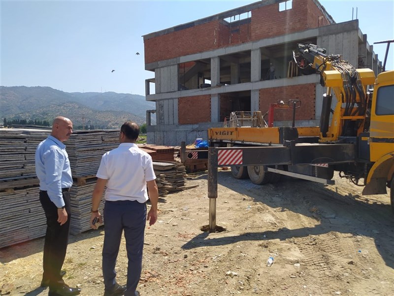 Yeni okul bina inşaatı